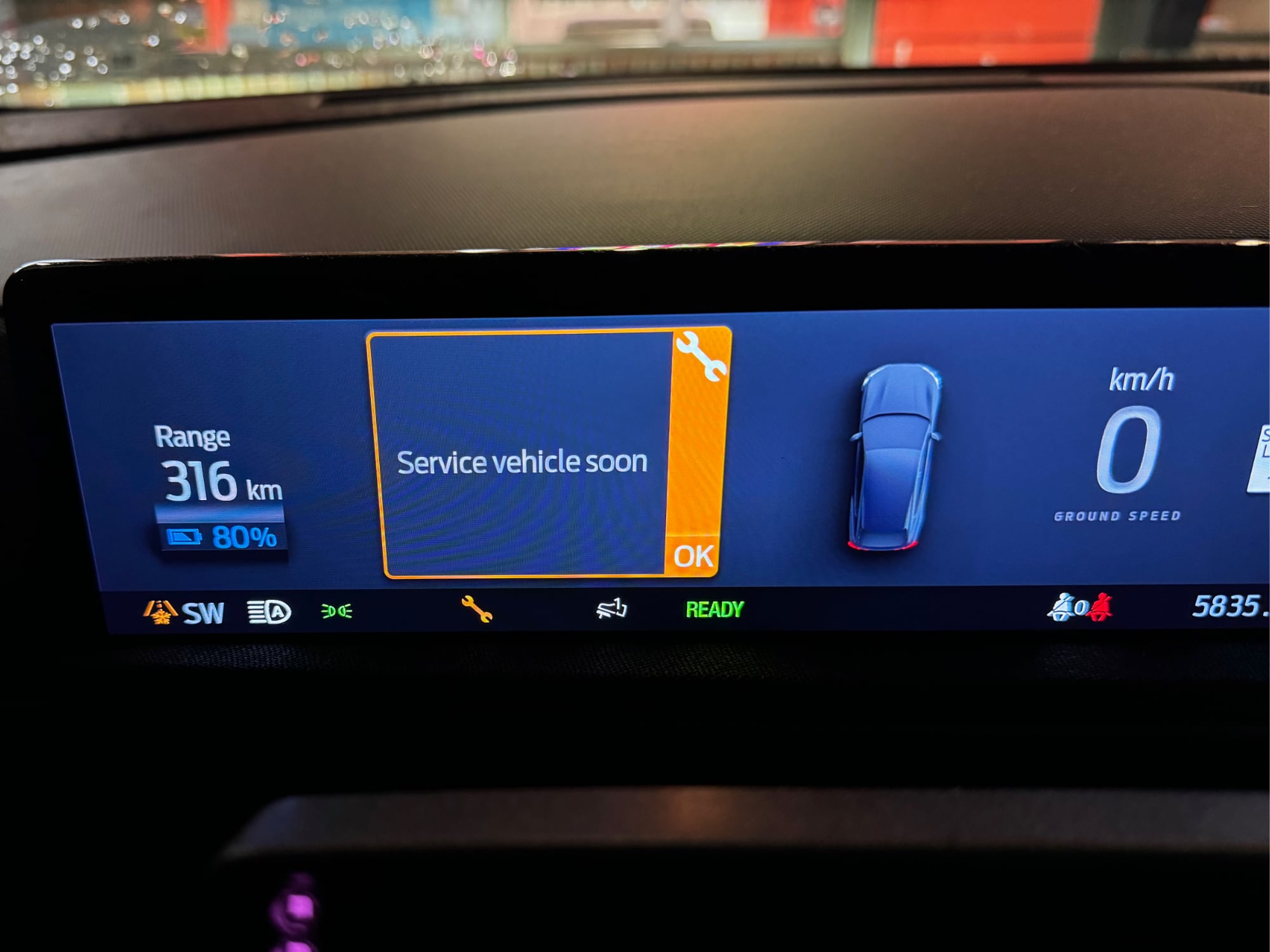 Service Vehicle Soon